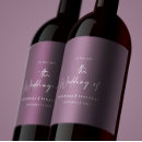 Search for purple wine labels Script