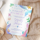 Search for baby mermaid invitations Watercolor