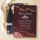 Search for photo quinceanera invitations Crown tiara