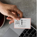 Search for pink and black business cards Elegant