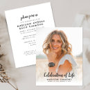 Search for funeral brochure invitations Celebration of life