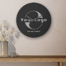 Search for company logo clocks Black and white