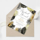 Search for black gold bridal brunch invitations Foil
