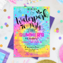 Search for water park party invitations For kids