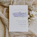 Search for brushstroke wedding invitations Simple