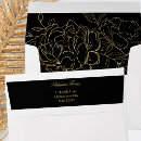 Search for black gold envelopes Floral