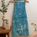 Search for blue sparkle aprons Glitter