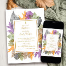 Search for greenery gold cross christening invitations Foliage