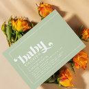 Search for olive green baby shower invitations Gender neutral