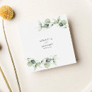 Search for greenery napkins Eucalyptus