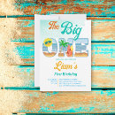 Search for the big one birthday invitations Surfing