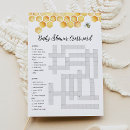 Search for crossword games Baby shower