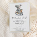 Search for koala baby shower invitations Watercolor