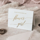 Search for flower girl thank you cards Gold foil