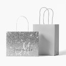 Search for glitter gift bags Silver