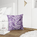 Search for cottage style cushions Purple floral pattern