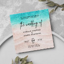 Search for beach square wedding invitations Ocean