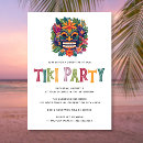 Search for tiki birthday invitations Modern