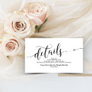 Search for wedding enclosure cards accommodations