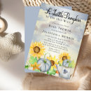 Search for pumpkins and sunflowers invitations For her