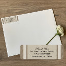 Search for parchment return address labels Elegant