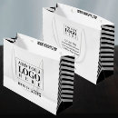 Search for logo gift bags Black and white