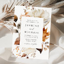 Search for autumn floral wedding invitations Calligraphy script