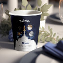 Search for rocket ship paper cups Space birthday