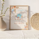 Search for pumpkin baby shower posters Floral