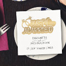 Search for just married napkins Newlywed
