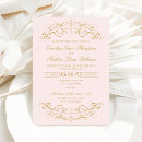 Search for pale pink invitation wedding invitations Calligraphy