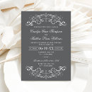 Search for charcoal wedding invitations Elegant