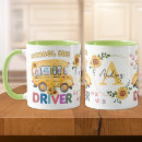 Search for bus driver mugs School transportation