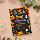 Search for retro halloween invitations Trick or treat