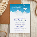 Search for paper aeroplane invitations Bon voyage
