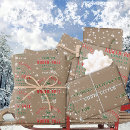 Search for special santa wrapping paper Snow