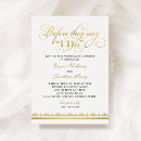 Search for black and gold rehearsal dinner invitations Timeless