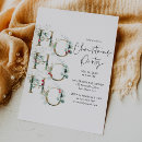 Search for contemporary christmas invitations Elegant