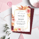 Search for burgundy and blush pink wedding invitations Rustic