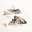 Search for board business cards Animal