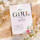 Search for rustic baby girl shower invitations Baby in bloom
