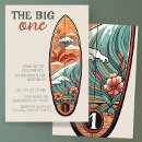 Search for surf board birthday invitations Beach