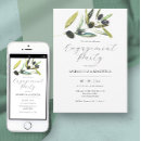 Search for classy engagement party invitations Typography