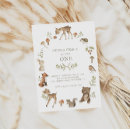 Search for woodland creatures invitations Gender neutral