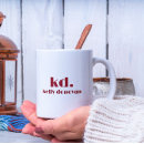 Search for maroon red mugs Typography