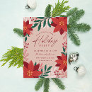 Search for poinsettia invitations Red and green