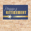 Search for retirement party banners Blue