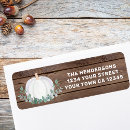 Search for white pumpkin return address labels Elegant