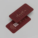Search for maroon business cards Modern