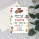 Search for cowboy 1st birthday invitations Saddle up